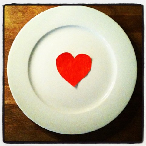 love_on_plate