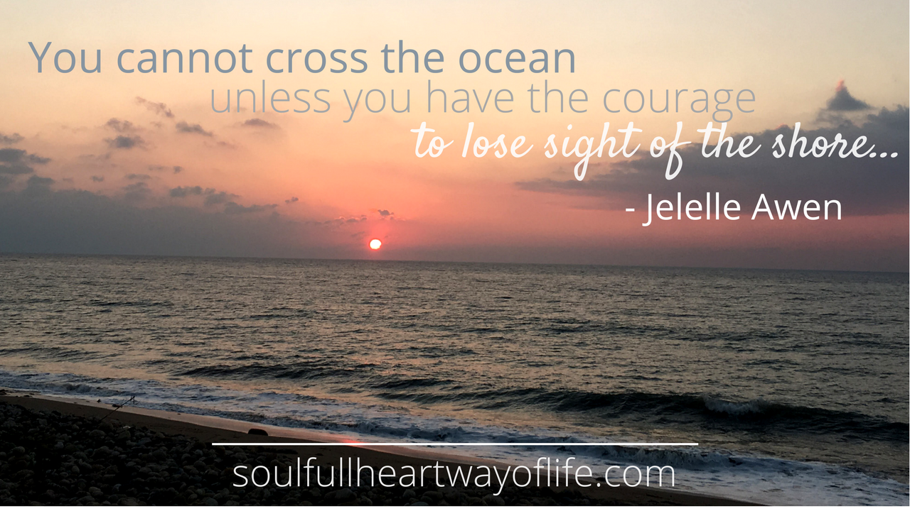 You cannot cross the ocean unless you have the courage to lose sight of the shore (2)
